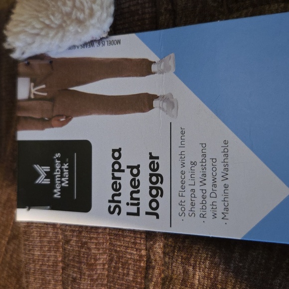 SHERPA LINED JOGGERS - Picture 2 of 4